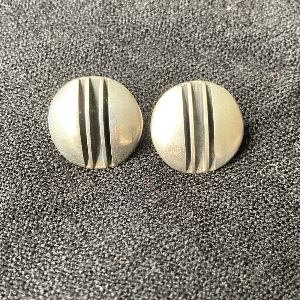 Sterling Navajo Post Earrings